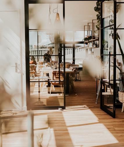 Ontbijten, lunchen, shoppen in Breskens